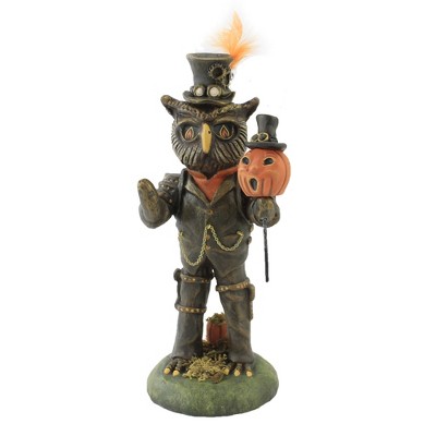 Charles Mcclenning 12.0" Steampunk Oliver Halloween Owl  -  Decorative Figurines