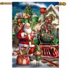 Briarwood Lane Christmas House Flag 40x28 For Outdoor Holiday Express For Christmas House Flag - 2 of 4