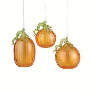 Gallerie II Pumpkin Halloween Tree Ornament, Set of 3 - 1 of 1