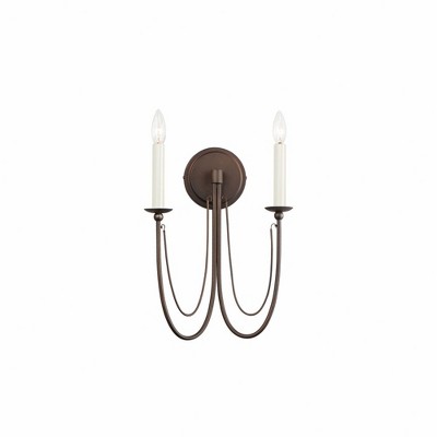 Maxim Lighting Plumette 2 - Light Wall Light in  Chestnut Bronze
