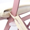 3 Pieces Patio Bistro Balcony Metail Chair Table Set - 3 of 4