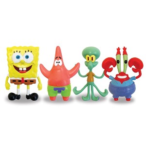 FleXfigs: SpongeBob Square Pants - 4 Character Pack - Kids 3+ - 1 of 4