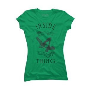 Junior's Design By Humans Inside All Of Us Is A Wild Thing By magdadesign T-Shirt - 1 of 3