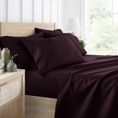 Solid 6 Piece Sheet Set - Ultra Soft, Easy Care - Becky Cameron (Extra Pillow Cases!)