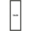 PosterPalooza | Panoramic Antique Black Picture Frame - UV Acrylic, Foam Board Backing, Hanging Hardware - 2 of 4