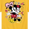 Boys' - Disney - Mickey Minnie Heart Short Sleeve Graphic T-Shirt - 2 of 4