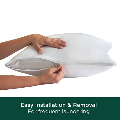 King Size Cotton Hypoallergenic Zippered Pillow Protector