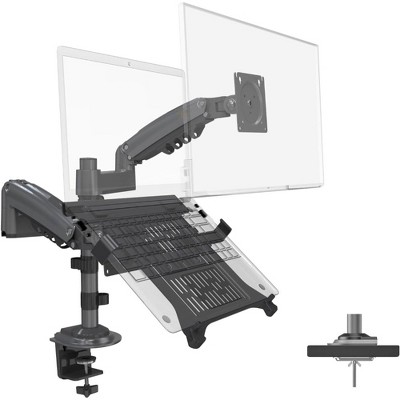 Craze Ventures Dual Arm Laptop and Monitor Mount