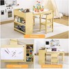 Drawing Table, Kids Art Table Set With Chairs And Storage Racks, for Children's Crafting, Painting, for Nursery, Kindergarten - 4 of 4