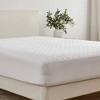 Isla Jade Full Box-Stitched Quilted Mattress Pad White - 4 of 4