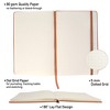 Simply Genius A5 Dotted Notebooks with Hardcover - Journals for Writing - Grid Notebook - 192 pages, 5.7" x 8.4" (Brown, 4 Pack) - 2 of 4