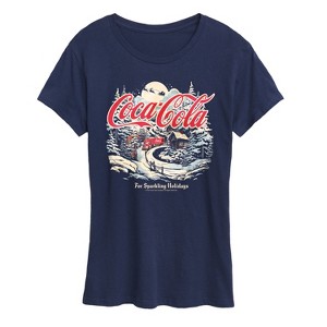 Women's - Coca-Cola - Deliver Holiday Cheer Short Sleeve Graphic T-Shirt - 1 of 4