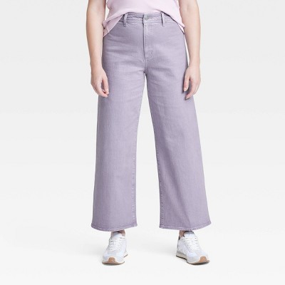 Women's High-Rise Sailor Wide Leg Ankle Jeans - Universal Thread™