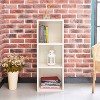 Way Basics Wynwood Eco 3-Cube Bookcase Organizer and Storage Unit White - image 4 of 4