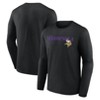 NFL Minnesota Vikings Men's Black Long Sleeve T-Shirt - 3 of 3