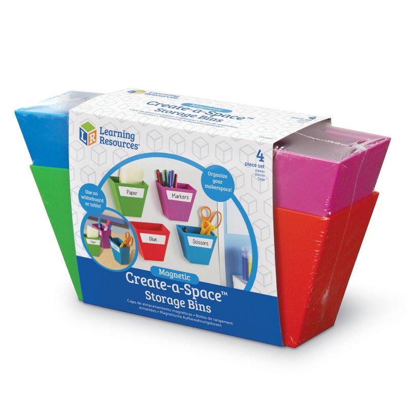 Learning Resources Magnetic Create-a-Space Storage Bins, 1 of 5