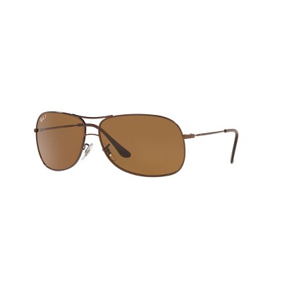 Ray-ban Rb3267 64mm Man Pilot Sunglasses Polarized Brown Lens : Target