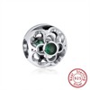 Birthstone Charms for Bracelet Sterling Silver CZ Womens Ginger Lyne Collection - 2 of 4