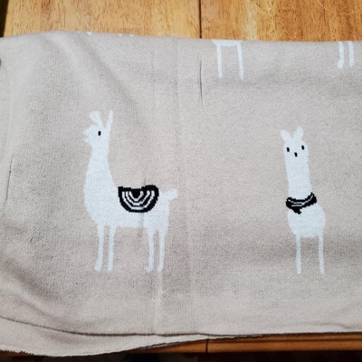 100 Luxury Cotton Knit Swaddle Receiving Blanket For Blanket For Newborn And Infant Boys And Girls Llama Pink Target