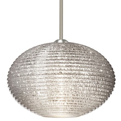 Besa Lighting Pape 12 1 - Light Pendant in  Satin Nickel