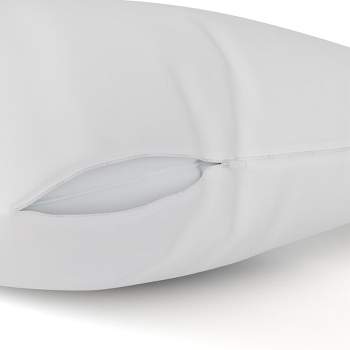 Poly-Cotton Zippered Pillow Cover  - Protects from Dirt, Dust, and Debris -200 Thread Count