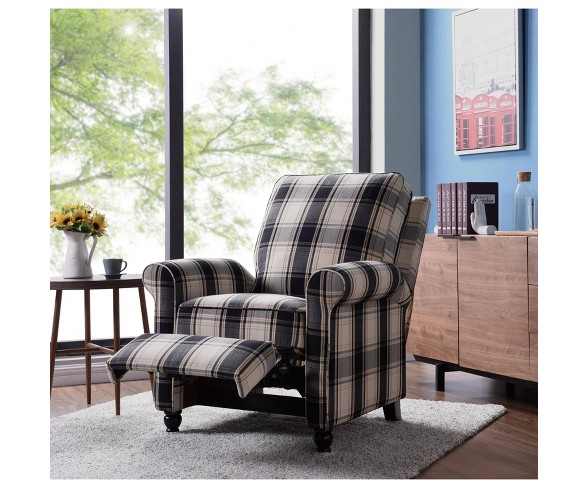 Prolounger Push Back Recliner Chair Brown - Handy Living