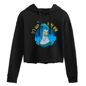 Women's - Disney Villains - Its Good To Be Bad Hades Cropped Graphic Hoodie - 1 of 3