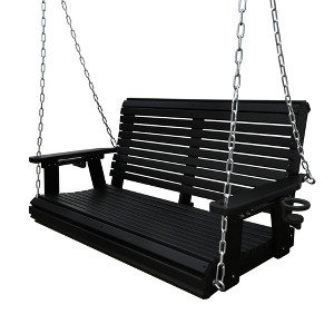 Fortune Candy Porch Swing 2-Seater for Outdoor Patio Garden Yard - 1 of 4