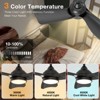 Warmiplanet 30"  Ceiling Fans with Lights and Remote Control,DC Motor, Black, 3 Blades - 4 of 4