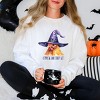Simply Sage Market Chick Or Treat Watercolor Distressed Sweatshirt - 2 of 4