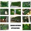 Gulches 12 pieces of 24"*16" artificial boxwood boards, grass wall panels, boxwood fence panels - 3 of 4