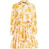 Lands' End Women's Poplin Button Front Dress with Godets - 3 of 4