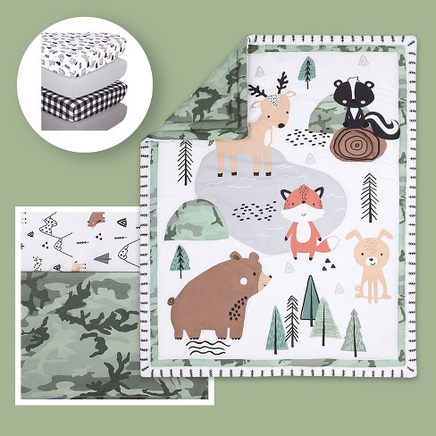 Woodland animal crib online sheets