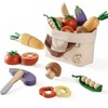 ROBOTIME Play Food and Toy Kitchens, Pretend Cutting Food Toys with Accessories, for Children's Gift, 7PCS, Multicolored, 5.91"*2.36"*4.71" - 3 of 4