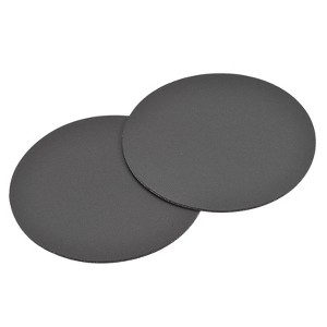 Unique Bargains PU Heat Resistant Waterproof Oil Proof Coasters 2 Pcs 4.02" - 1 of 4