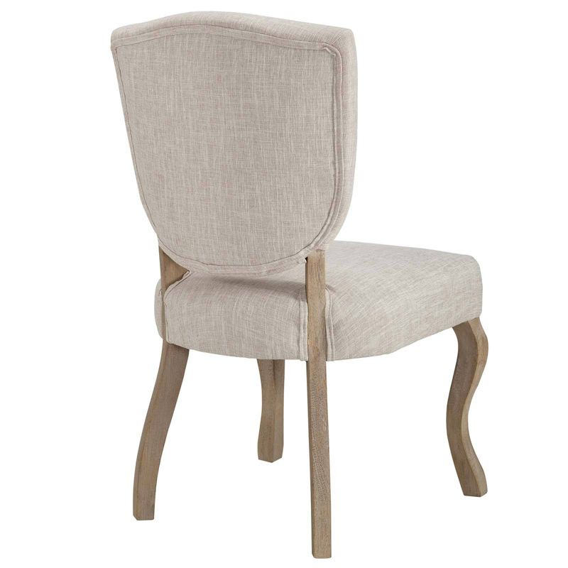 Array Vintage French Upholstered Dining Side Chair Beige - Modway, 4 of 6