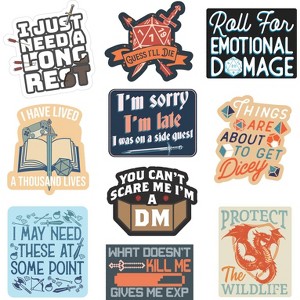 RPG Sticker Extra Large Stickers for Adults Funny Adhesives with Memes - Crazy Dog - 1 of 4