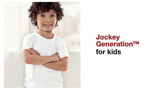 Jockey Generation™ Boys' 3pk Cotton Crew Undershirt, 5 of 8, play video
