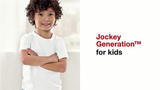Jockey Generation™ Boys' 3pk Cotton Crew Undershirt, 6 of 9, play video