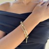 Adornia Gold Plated Chunky Paperclip Chain Bracelet - 2 of 4