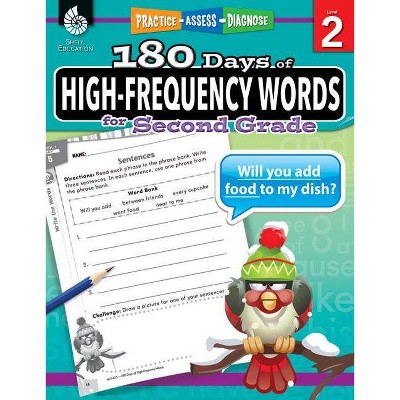 180 Days of High-Frequency Words for Second Grade - (180 Days of Practice) by  Adair Solomon (Paperback)