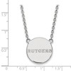 Black Bow Jewelry Sterling Silver Rutgers Scarlet Knights NCAA Necklace 18 Inch - 2 of 4