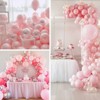 PartyWoo Balloon Set Pink White Silver Confetti 60 pcs - 4 of 4