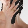 SOHI Women's California Gold The Small Link Statement Ring - 4 of 4