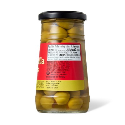 Manzanilla Olives with Pimiento - 5.75oz - Market Pantry™