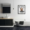 Stupell Industries Bubble Bath Highland Cow Black Framed Floater Canvas Wall Art - 2 of 4