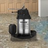 VEVOR Sump Pump, 1/2 HP 3960 GPH, Submersible Stainless Steel Water Pump, 1-1/2" NPT Discharge With 33 ft Cord, Automatic Float Switch - 2 of 4