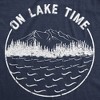 Mens Funny T Shirts On Lake Time Sarcastic Vacation Graphic Novelty Tee For Men - Crazy Dog Men's T Shirt - 2 of 4