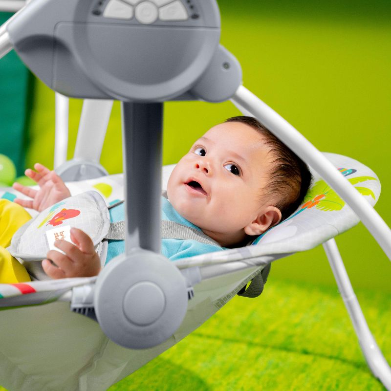 Bright Starts Playful Paradise Portable Baby Swing, 5 of 22