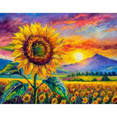Springbok Sunflower Sunset Jigsaw Puzzle - 1000pc